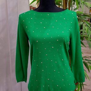 Ruby Road Petite Emerald Sweater